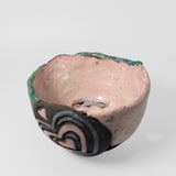 Raku Heart Bowl by Tim Isaac Pottery