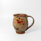 Enameled Mug in Tsubaki by Hazama Pottery