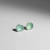 Enamel Studs in Nile Green by Clare Bridge