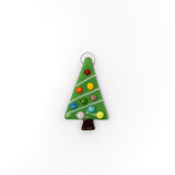 Christmas Tree in Green by School Street Studio Glass