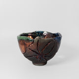 Raku Spider Bowl by Tim Isaac Pottery