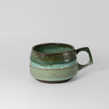 Latte Cup in Sea Green by Nu Ceramics