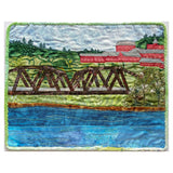 Bill Thorpe Walking Bridge Quilt Art by Darcy Hunter