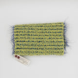 Handwoven Lime Bouclé Scarf by Loominations