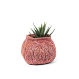 Felted Vessel in Pink by Meryl Cook