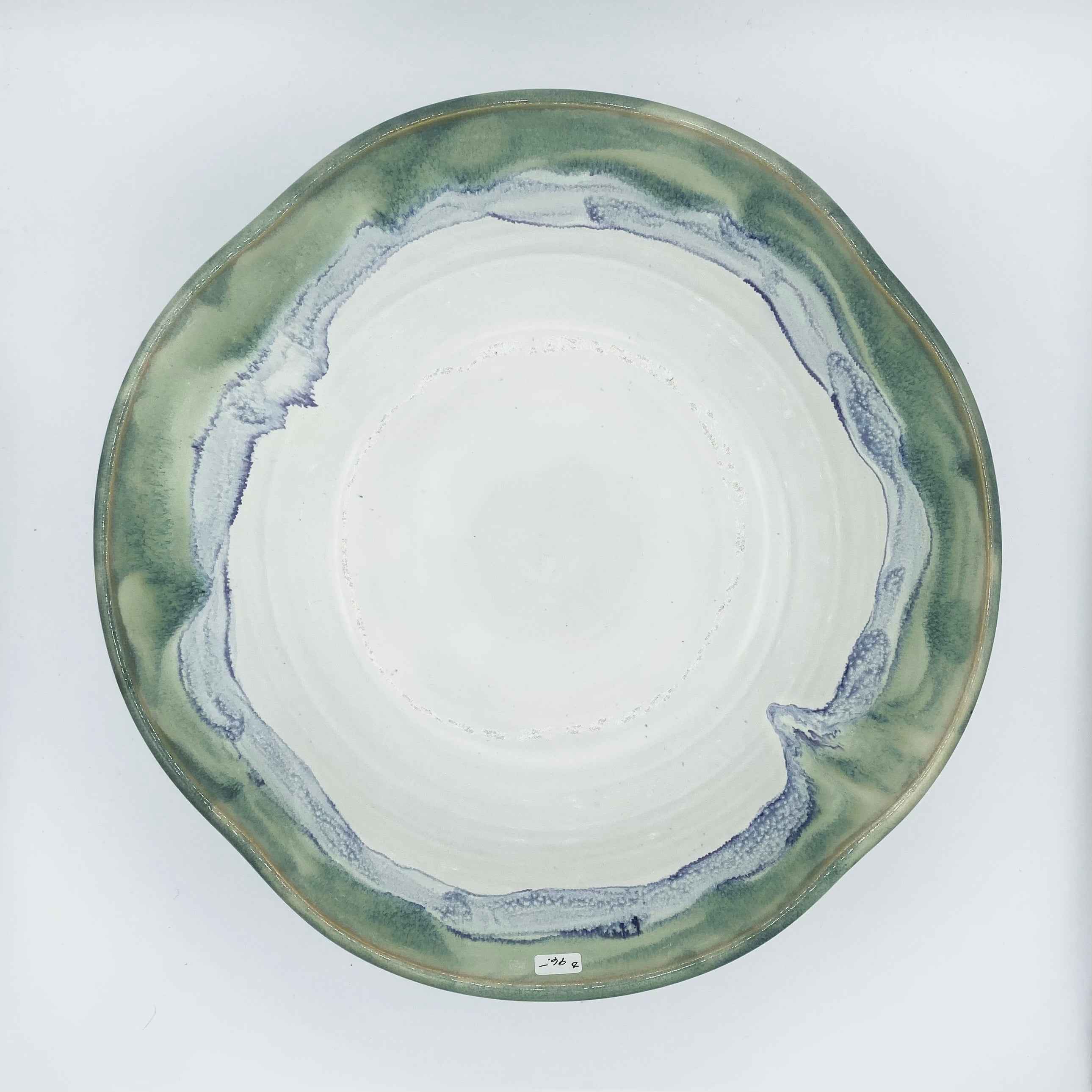 Salad Bowl in Ocean Waves by Greig Pottery