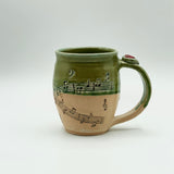 Mug w/ Music Note by Tim Isaac Pottery