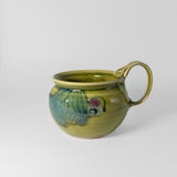 Soup Mug in Spring Green by Greig Pottery