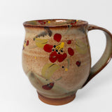 Enameled Mug in Tsubaki by Hazama Pottery