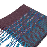 Eggplant & Turquoise Scarf by Loominations