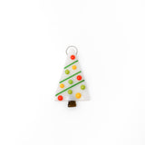 Christmas Tree in White by School Street Studio Glass