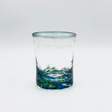 Drinking Glass in Wild Eyes Bright Blue by Glass Roots