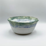 Salad Bowl in Ocean Waves by Greig Pottery