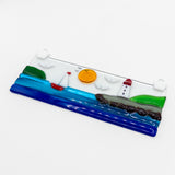 Bayside Scene by School Street Studio Glass