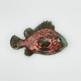 Raku Fish Soap Dish by Tim Isaac Pottery