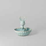 Bunny Trinket Dish in Robins Egg Blue by Rachel De Condé Ceramics