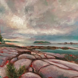 "Coastline", Original Oil on panel by Terry Price