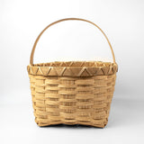 Market Basket in Natural Black Ash w/ Sweetgrass by Jackie Van Dijk