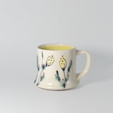 Floral Mug in Chartreuse by Rachel De Condé Ceramics