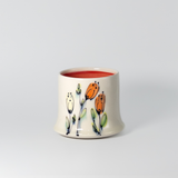 Floral Tumbler in Cranberry by Rachel De Condé Ceramics