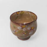 Sake Cup in White Cherry Hazama Pottery