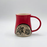 Poinsettia Mug by Maru Pottery