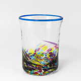 Drinking Glass in Borealis Multi Colour by Glass Roots