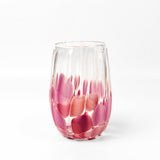 Wild Opal Glass Tumbler in Pink by Glass Roots