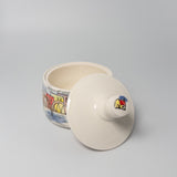 Cream & Sugar Set w/ Cityscape in Watercolour by Maru Pottery