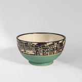 Cereal Bowl w/ Cityscape by Maru Pottery