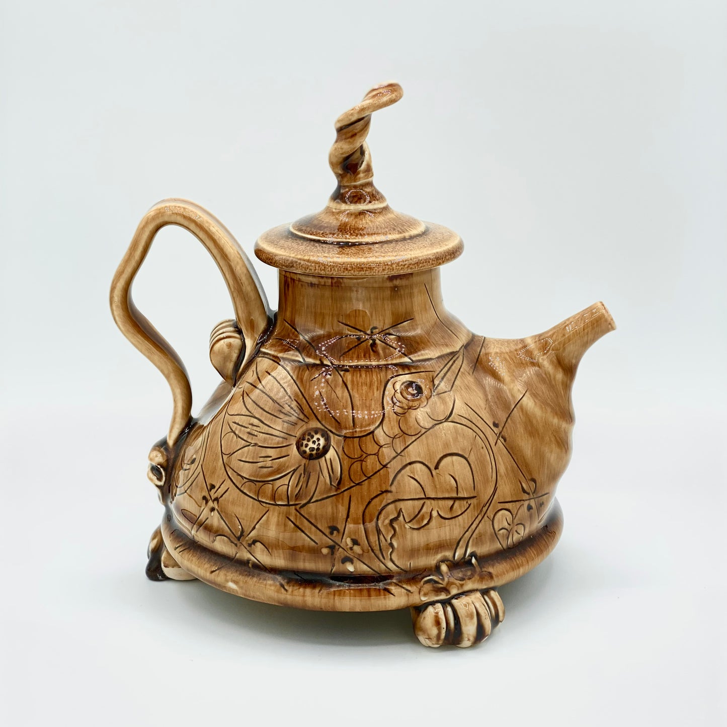 Ornate Teapot by Juggler’s Cove Pottery