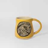 Mug w/ Aesop’s Fables in Yellow by Maru Pottery