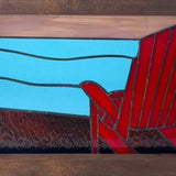 Deck Chairs - Red Chair #DE8 by Denis Eve
