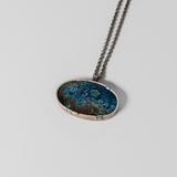 Pendant w/ Azurite by Five Crows Silver