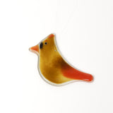 Northern Cardinal (Female) on String by The Glass Bakery
