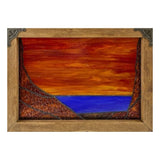 NB Skies - Sunset Sea Caves #DE10 by Denis Eve