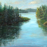 "Warm Autumn Evening on the Pond" by Dale Cook