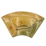 Fan Dinner Plate in Moon Cherry by Hazama Pottery