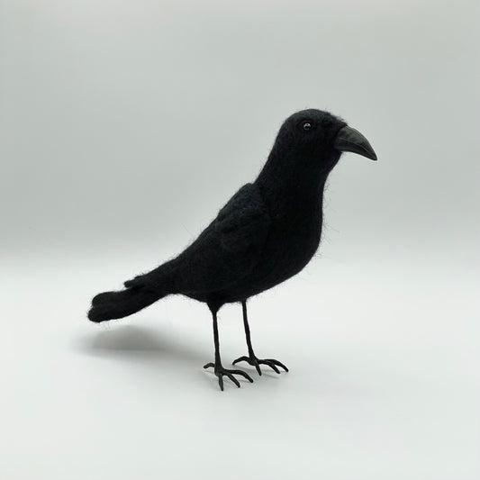 Felted Crows by Nikki Langley