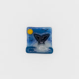 Whale Tail Magnet by School Street Studio Glass