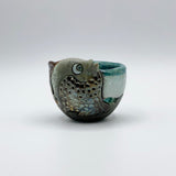 Raku Fish Bowl by Tim Isaac Pottery