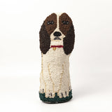 Hooked Rug "Dog" Doorstop by Sandra Stewart Rug Hooking