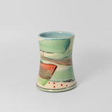 Wine Tumbler in Aqua by Keffer Pottery