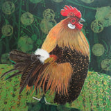 "Rooster VI” by Donna Rawlins Sharpe