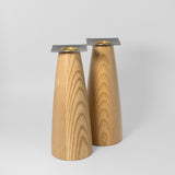 Candleholder w/ Cup Set in Ash by Wildside Designs