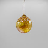 Small Ball Ornament in Smokey Topaz by Glass Roots