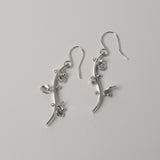 Dangling Vine Earrings by The Martian Metalsmith