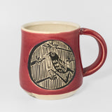 Mug w/ Aesop’s Fables in Red by Maru Pottery