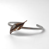 Mango Leaf Cuff by The Martian Metalsmith