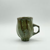 Faceted Mug in Crocodile Green by Nu Ceramics